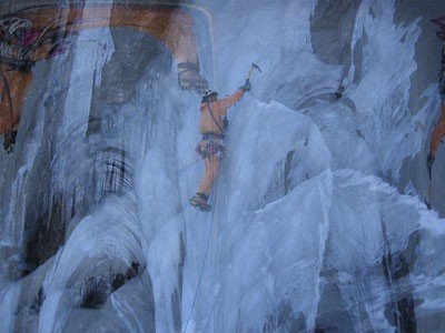 CLIMBING IN A MOUNTAIN